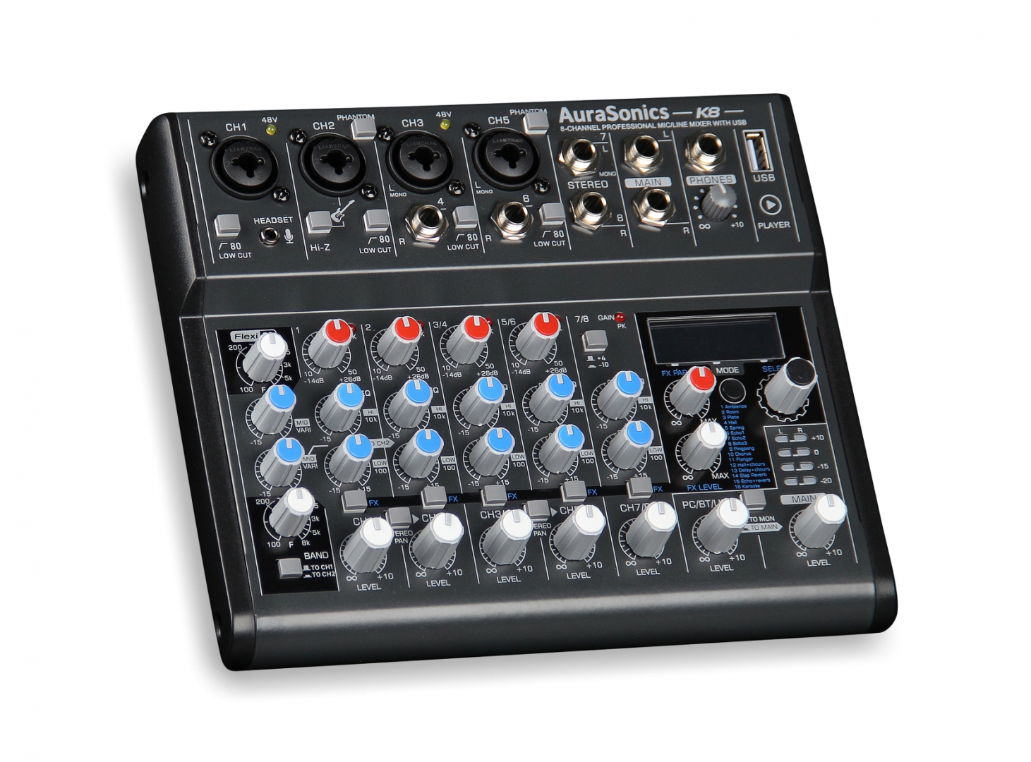AuraSonics K8 компактный микшерный пульт в Озерске