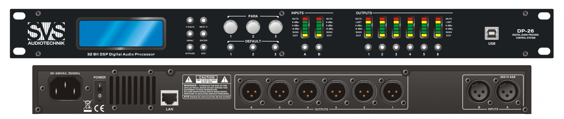 SVS Audiotechnik DP-26 Цифровой процессор: 2 входа 6 выходов в Озерске