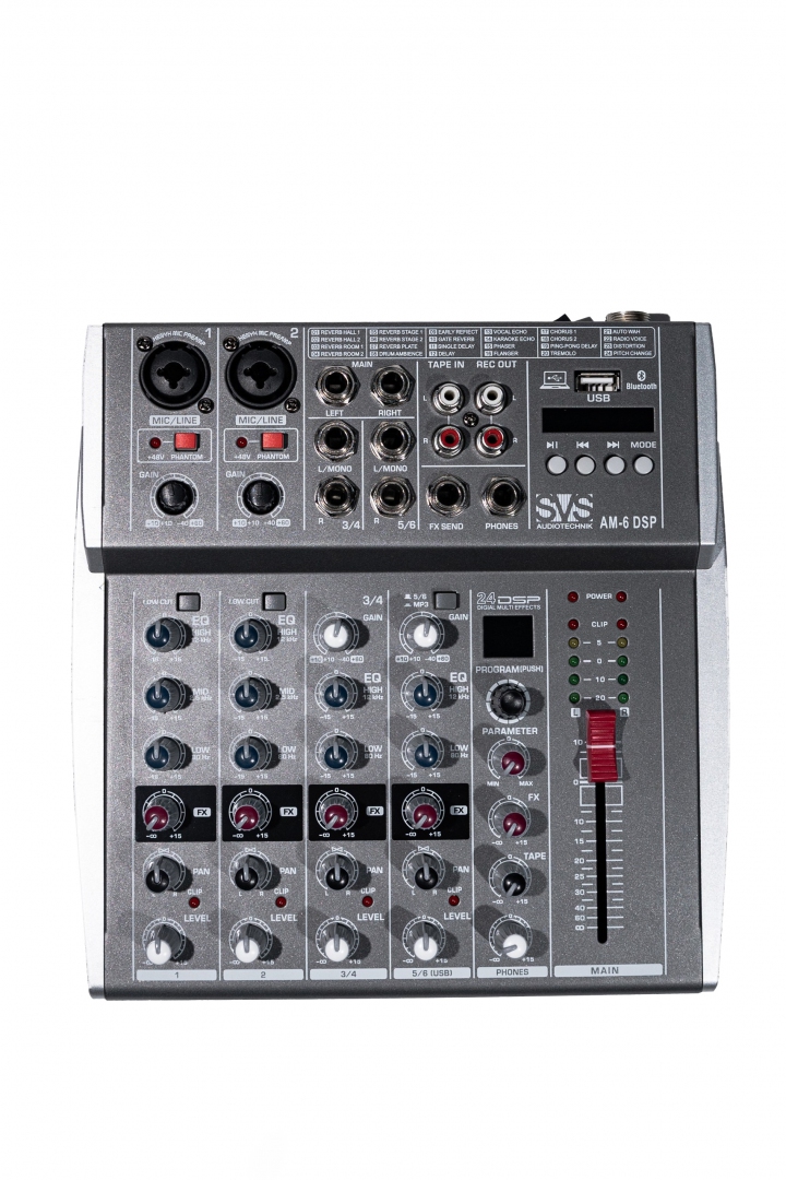 SVS Audiotechnik mixers AM-6 DSP Микшерный пульт аналоговый, 6-канальный SVS Audiotechnik mixers в Озерске