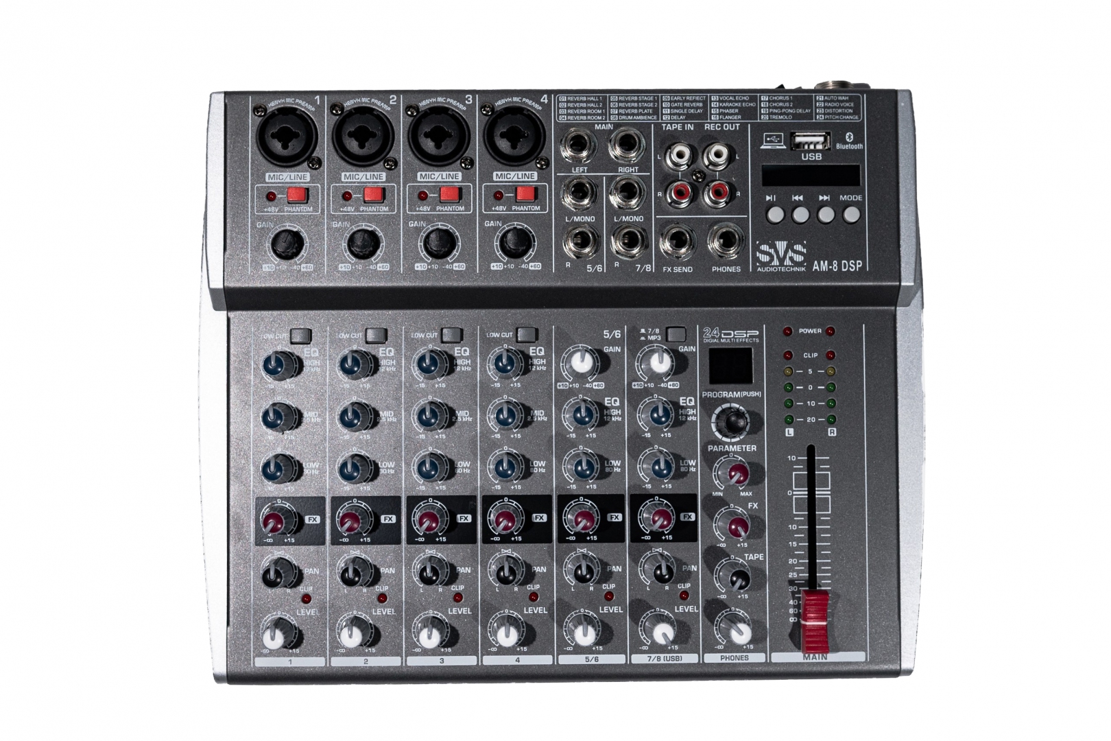SVS Audiotechnik mixers AM-8 DSP Микшерный пульт аналоговый, 8-канальный в Озерске